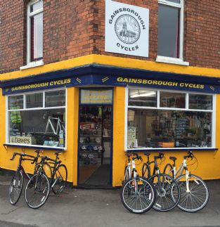 Gainsborough cycles outside